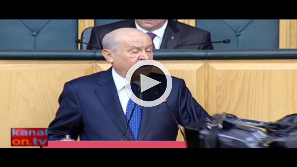 Bahçeli sert çıktı: Camide safa girip kilisede mum yakanlar...