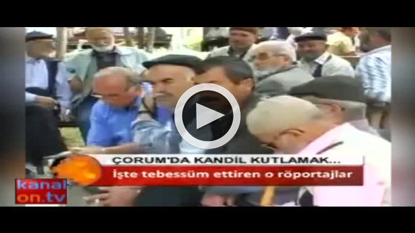 Çorum’da unutulmayan kandil ropörtajı