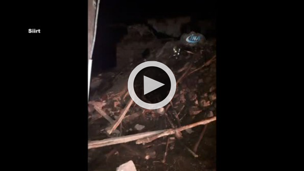 İki katlı kerpiç ev çöktü: 3 ölü, 5 yaralı