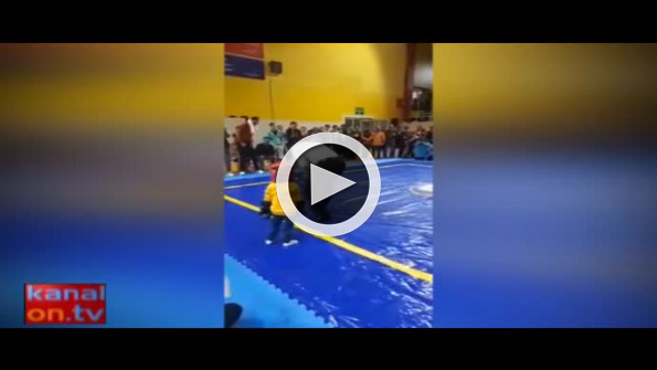 Minik çocukları dövüştürenlere büyük tepki!