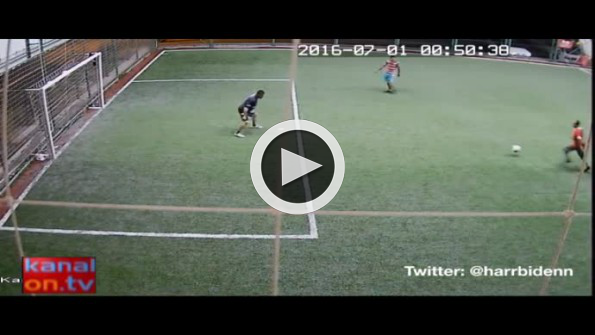 Sosyal medyayı sallayan ilginç gol!