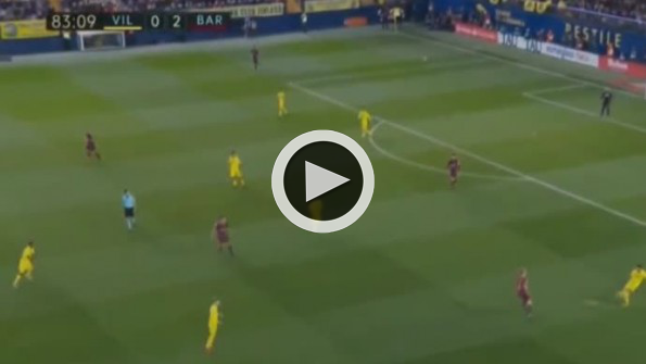 Futbolcuları birbirine çarpıştırıp gol atan Messi