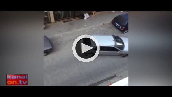 Bir türlü park edemeyen sürücü kriz geçirtti!