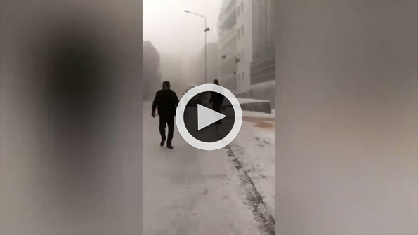 Esnaftan örnek davranış: Bir anda yüzlerce güvercin geldi...