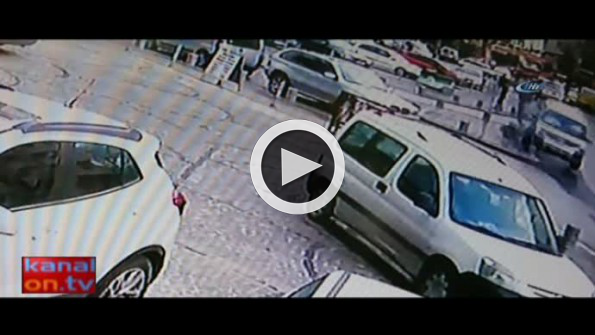 Konya’da kaza anı güvenlik kamerasında