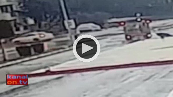 2 öğrencinin öldüğü kaza anı!