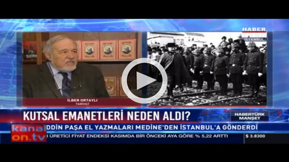 İlber Ortaylı sinirlenip canlı yayını terk etti!