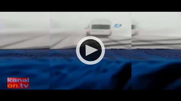 Sisli havada trafik kazası kamerada!