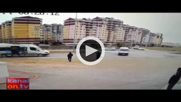 Konya’da ehliyetsiz sürücünün çarptığı yaya hayatını kaybetti! İşte kaza anı