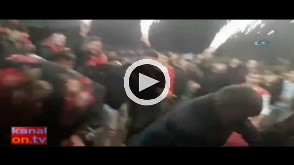 Konya’da asker eğlencesinde şok! Saçları alev topuna döndü
