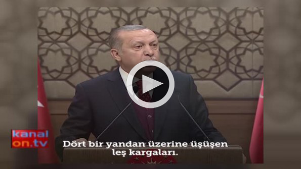 Cumhurbaşkanı Erdoğan’ın ayakta alkışlanan sözleri