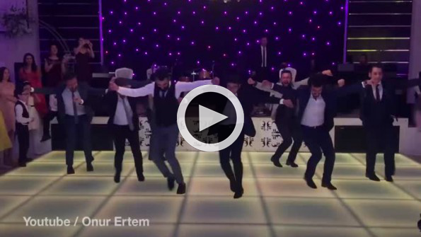 Damat ve arkadaşları sosyal medyayı salladı!