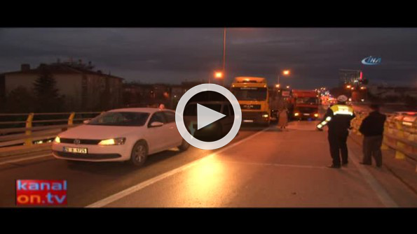 Konya’da zincirleme kaza