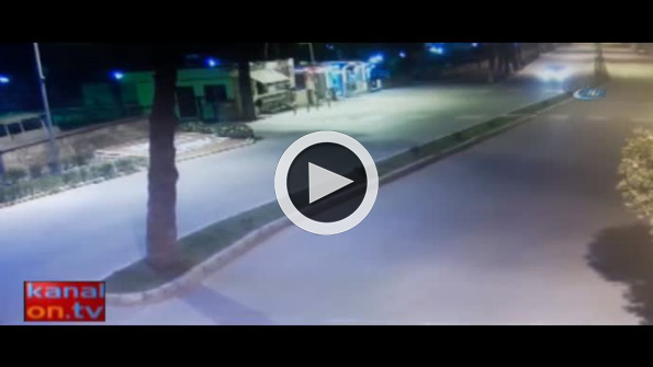 Alkollü sürücünün feci kazası kamerada