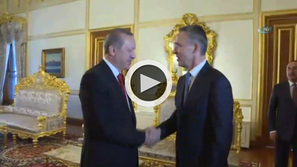 Cumhurbaşkanı Erdoğan, Stoltenberg’le Suriye’yi görüştü