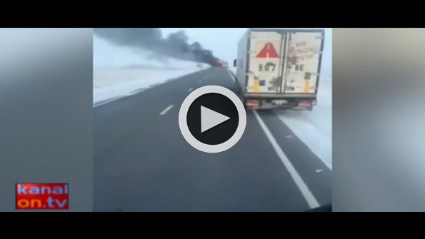 Kazakistan’da yolcu otobüsü yandı: 52 ölü
