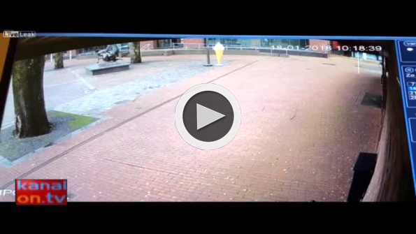 Ölümden kıl payı kurtuluş kamerada