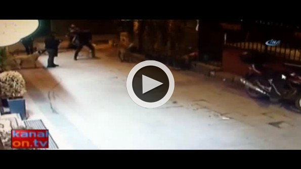 Magandalar köpeği bıçaklayıp, kemerle dövdü