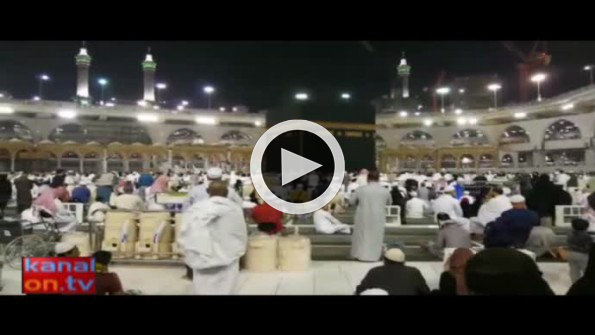 Konya’dan umreye gidenler Mehmetçik için dua etti!