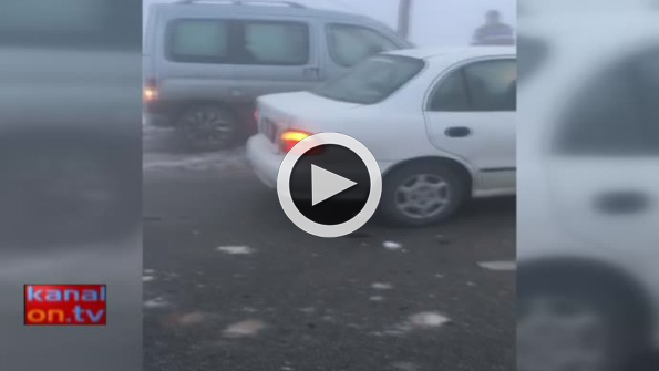 Konya’da yoğun sis zincirleme kazaya neden oldu!