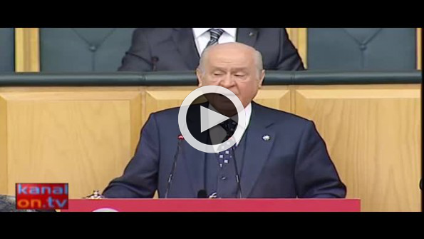 Bahçeli’nin ’Afrin’e giderim’ açıklaması salonu ayağa kaldırdı