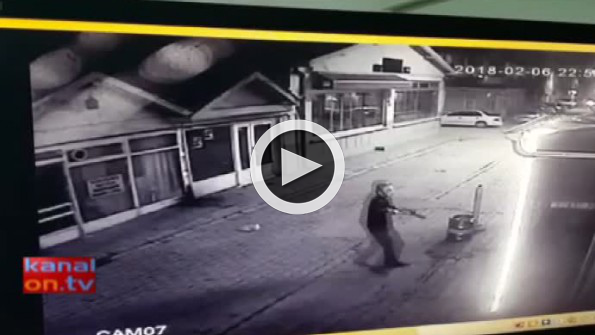 Konya’daki silahlı saldırı güvenlik kamerasında!