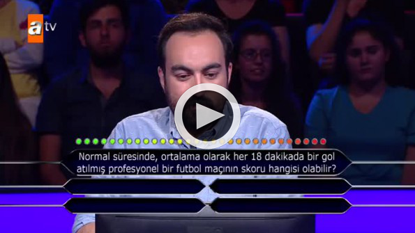 Kim Milyoner Olmak İster? yarışmasında gecenin sorusu