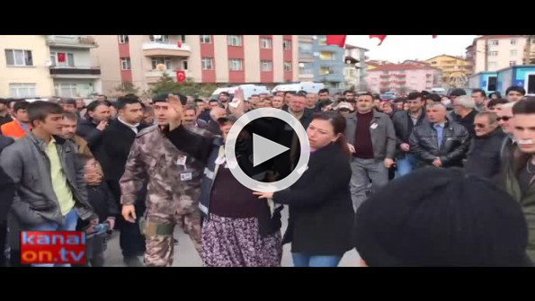 Konya şehidini son yolculuğuna uğurladı