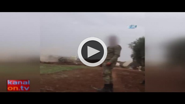 ÇNRA’ların PKK/PYD hedeflerini tam isabetle vurma anı kamerada