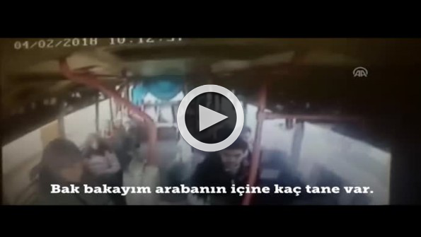 Otobüs şoföründen şehit annesine hakaret!