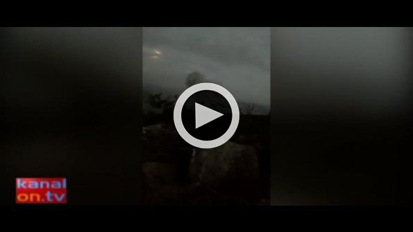 Şehit verdiğimiz tepede çatışma anları kamerada