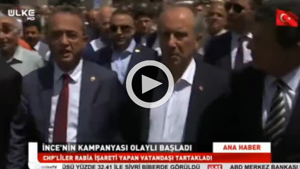 Muharrem İnce’nin kampanyası olaylı başladı!