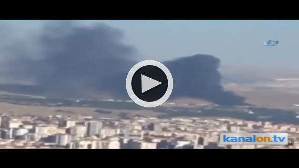 Ankara’da askeri kışlada yangın