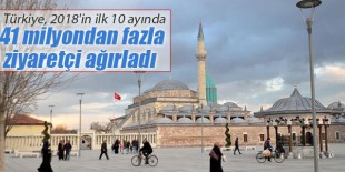 Türkiye, 2018’in ilk 10 ayında 41 milyondan fazla ziyaretçi ağırladı