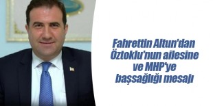 Fahrettin Altun’dan Öztoklu’nun ailesine ve MHP’ye başsağlığı mesajı