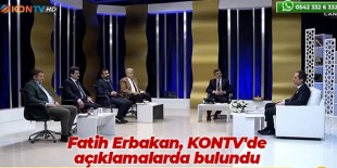 Fatih Erbakan, KONTV’de açıklamalarda bulundu