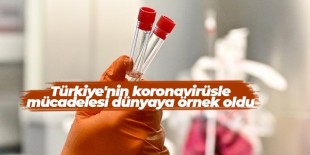 Türkiye’nin koronavirüsle mücadelesi dünyaya örnek oldu