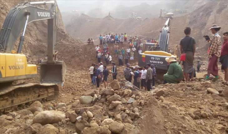 Myanmar’da maden faciası: 70 kişi kayıp