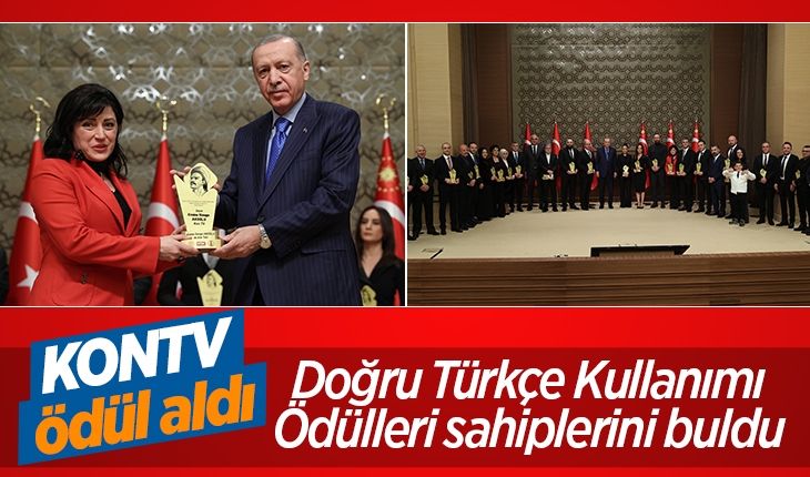’Güzel ve Doğru Türkçe Kullanımı Ödülleri’ sahiplerini buldu: KONTV de ödül aldı