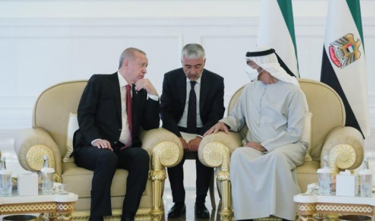 Cumhurbaşkanı Erdoğan, BAE yeni Devlet Başkanı Nahyan ile görüştü