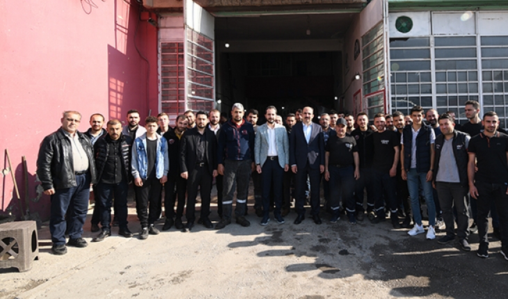 Başkan Altay çalışan gençlerle Anadolu Sanayi’nde buluştu