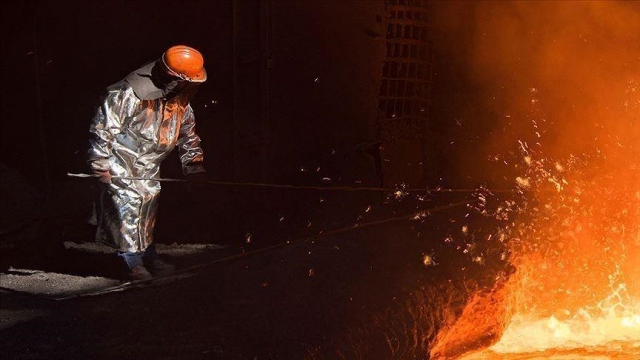 Türkiye’nin ham çelik üretimi ocakta yüzde 17,6 azaldı