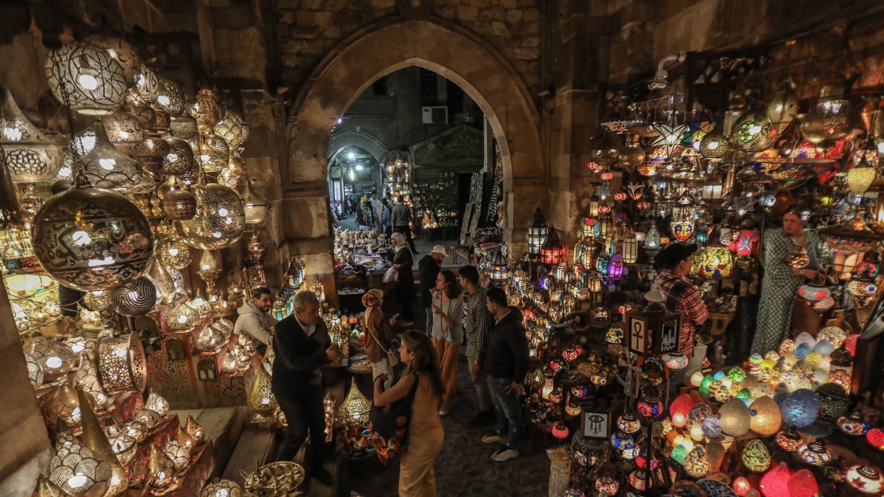 Mısır’ın sembol mekanları ramazan için “süslendi“