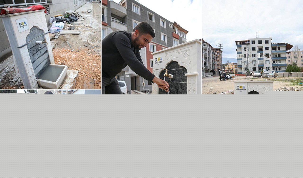 Hatay’da kullanma suyu temini için 459 sokak çeşmesi yapıldı