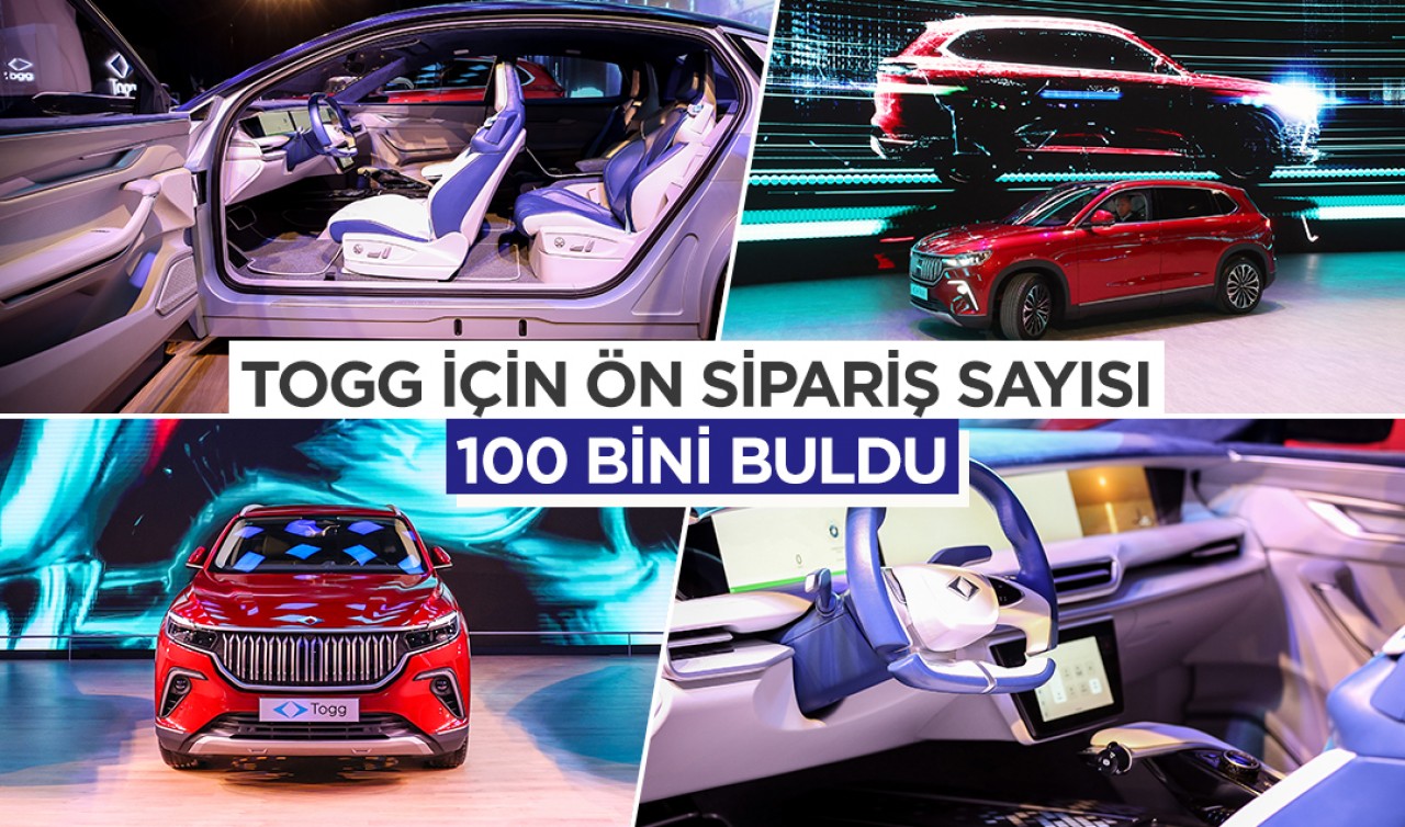 Togg için ön sipariş sayısı 100 bini buldu