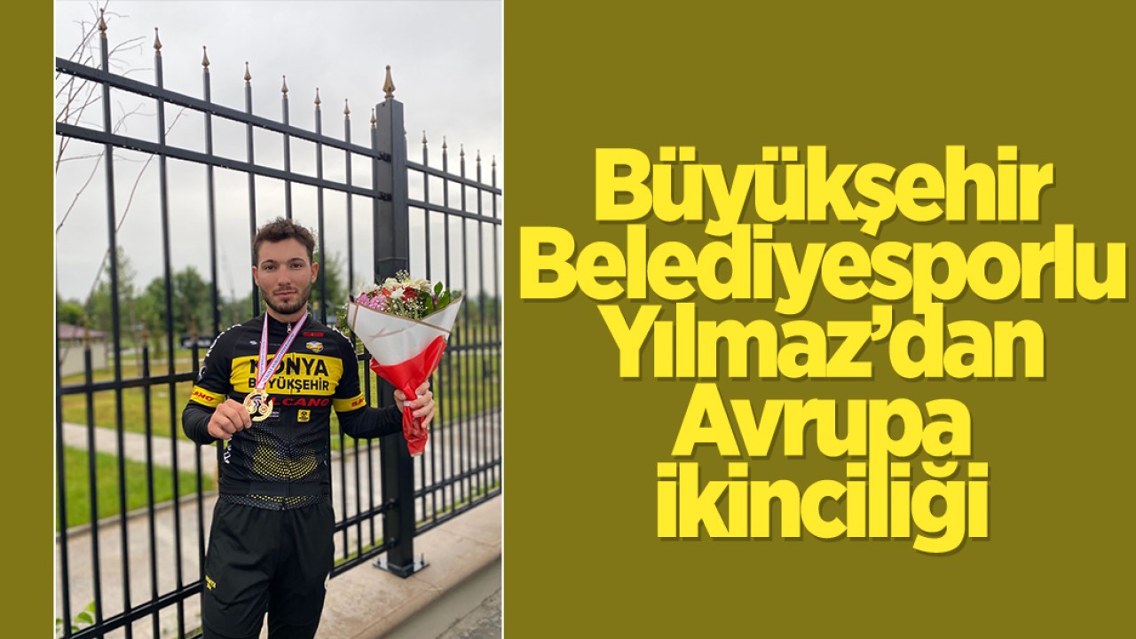 Büyükşehir Belediyesporlu Milli Bisikletçiden Avrupa İkinciliği